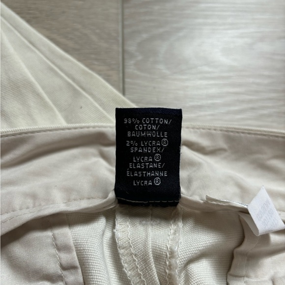 GAP cream cotton trousers - Picture 2 of 4